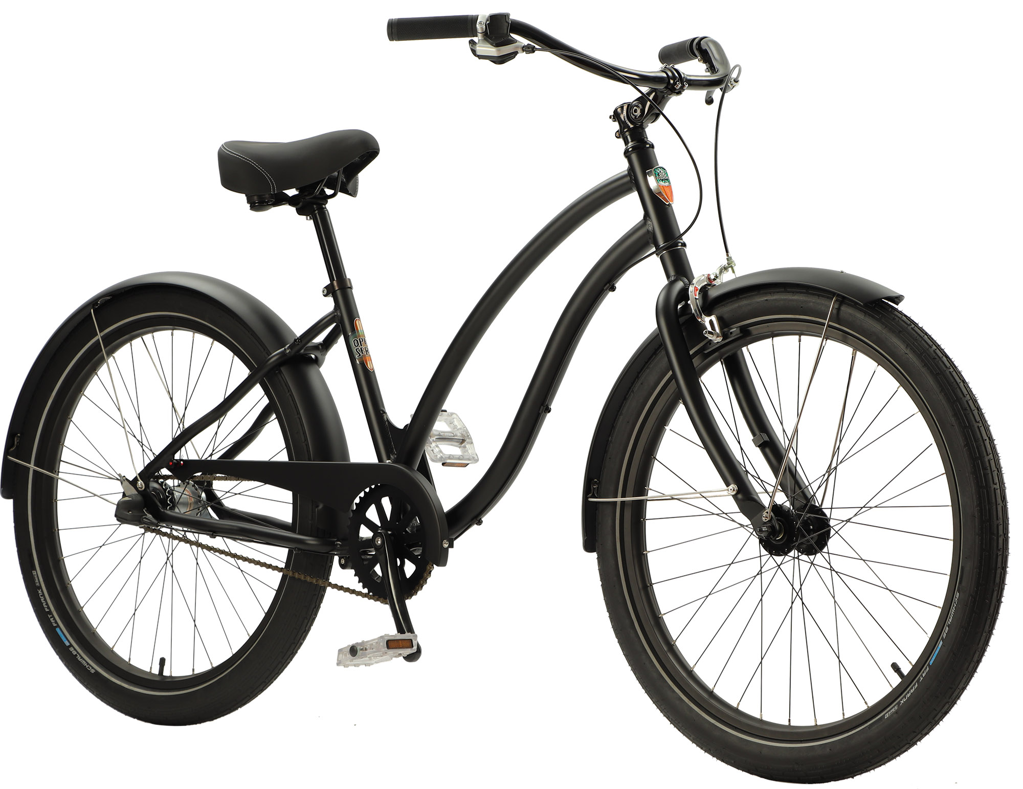 Beach Cruiser Open Serie Confort noir Bocyclo le velo francais